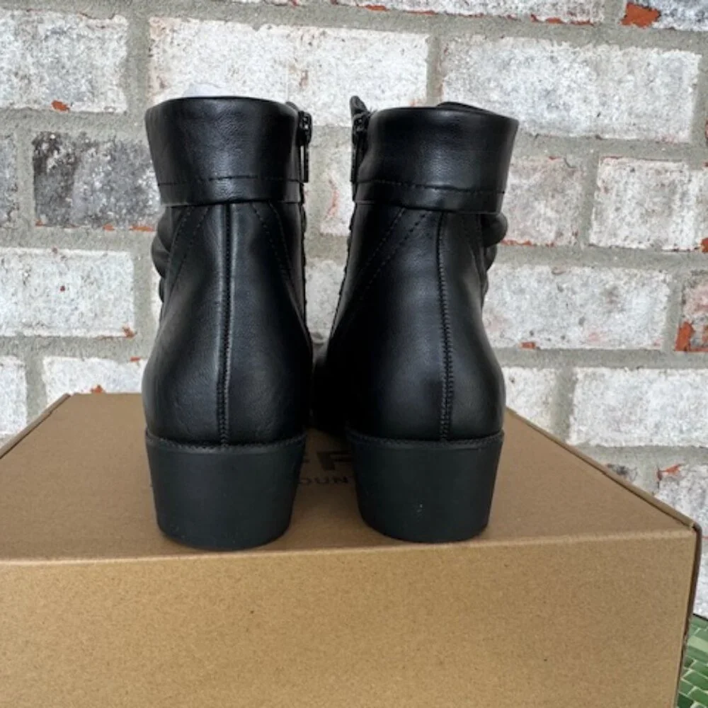 Cliffs by White Mountain Booties - Durbon BLACK/Smooth 7 Wide